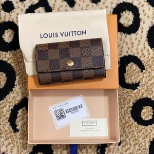 Louis Vuitton 6 Key Holder Damier Ebene